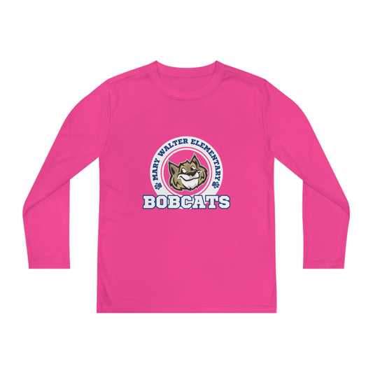 MWES Bobcats Youth Long Sleeve Competitor Tee