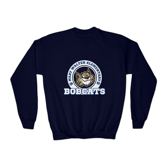 MWES Bobcats Youth Crewneck Sweatshirt